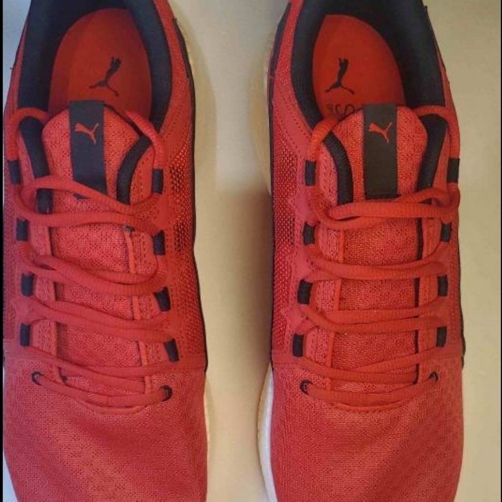 Puma NRGY Turbo Red/Black Shoes Mens Size 13 New